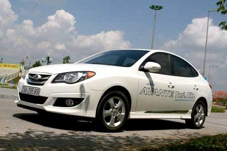 Mẫu xe Anvante được cho là lắp ráp trong nước của Hyundai Thành Công. Ảnh:Tiền Phong,